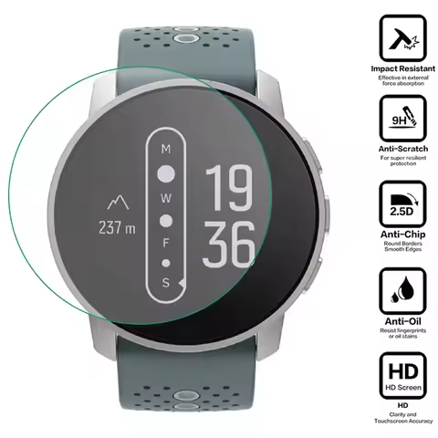 Hard Tempered Glass Clear Protective Film For Suunto 9 Baro Suunto9 Peak Pro Watch Smartwatch Screen