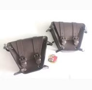 Tas samping sidebag motor klasik custom honda win100 cb100 c70 xsr benelli chopper japstyle bobber s