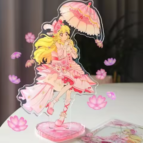 Aikatsu Hoshimiya Ichigo anime peripherals, sweet and cute, creative personality, acrylic stand, fas