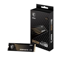 MSI SPATIUM M480 PRO PCIe 4.0 NVMe M.2 4TB Internal SSD PCIe Gen4 NVMe (SPATIUM M480 PRO PCIe 4.0 NV