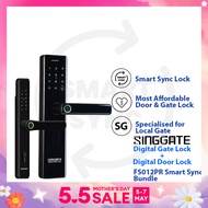 *Bundle Deal* Smart Sync - Door Digital Lock + Metal Gate Digital Lock | FS012Pro+FM023