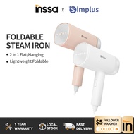 INSSA Garment Steamer Handheld Foldable 170ML Water Tank 5S Start Up 1200W Mini Portable Travel Steamer Iron