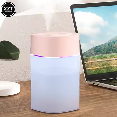USB Desktop Humidifier 400ml Portable Car Humidifier Bedroom Office Desktop Humidifier Aromatherapy 