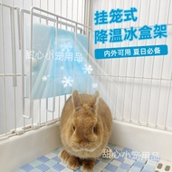 Rabbit Cooling Ice Box Shelf Summer Nest Hanging Guinea Pig Pet Rack Igloo