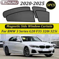 For BMW 3 Series G20 320i/325i/330i 2019-2026 Car Sunshade Windshield Curtain Side Window Sun Shade 