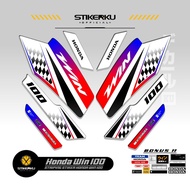 HONDA STRIPING WINHONDA MOTIF/S 73 WIN STICKER/S 100 WIN STICKER/S STICKER/S STREPING/S STIPING/S ST