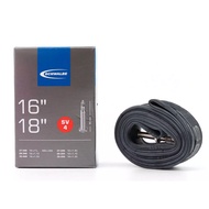 Schwalbe Bicycle Inner Tube 16" 349 SV4 Presta 40mm for (AVRO/Brompton/3Sixty/Pikes/Foldie)