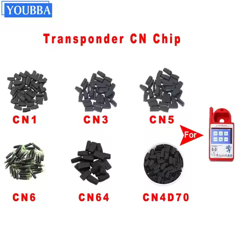 YOUBBA 5PCS Blank Transponder Chip CN1 CN2 CN3 CN5 CN6 CN4D70 for CN900 CN900MINI ND900 COPY 4C 4D 4