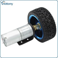 Silver 25GA370 DC Gear-Box Reducer Electric Motor with Wheel