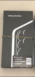 最新款三星 Samsung S26 Ultra 512gb 紫色  👍  原裝港版行貨 有單有保養🌈全新未拆封👍 
