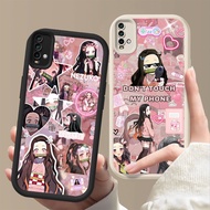 FF-14 Kamado Nezuko Demon Slayer Shockproof Casing for Xiaomi Redmi Note 11 11S 11T 9T SE poco M3 X7