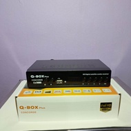 Q-BOX Plus DVB-S2 DVB-T2 Combo Q-BOX Satellite TV Receiver H.264 MPEG 4 DIGITAL TV Decoder 1080P Set