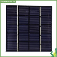 3W 5V Portable Solar Panel Solar Panel Charger Phone Power Bank for Solar Light for 3.7V Battery 3-5
