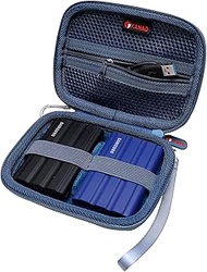 XANAD Blue 2-in-1 Hard Case for Samsung T9 / T7 Shield / T7 Touch 250GB 500GB 1TB 2TB 4TB Portable S