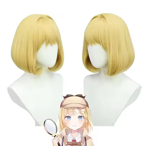 Halloween Role Play Hololive EN Watson Amelia Cosplay Wig