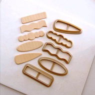 Polymer Clay Cutter Basic Shape / Hair Barrettes Cutter [Hair Barrettes 1]
