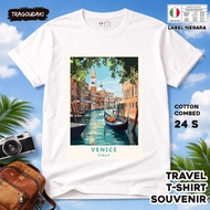 ITALY SOUVENIR T-SHIRT 33 WEAR ITALY COUNTRYTAG COTTON 24S SOUVENIR PREMIUM GIFT