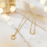 22k / 916 Gold 3 Ring Necklace by Best Gold Shop