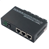 Switch Ethernet Media Converter Fiber Optic Konverter2 Port 3 Port 4 Port FO 2 Port SC LAN Fiber Optic Switch 6 SC 2 RJ45 2F4E 3F3E 4F4E 6F2E With EU Adapter