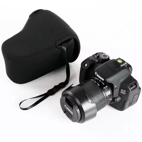 Neoprene Soft Case Velour Waterproof Camera Bag For Canon EOS 200D 250D 4000D 2000D Nikon D850 D780 