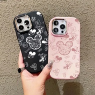 3j Cute HP Casing Micky Motif Case FOR OPPO A15 A15S A16 A17 A17K A3X A3 A5 A5X PRO A5i A38 A18 A3S 
