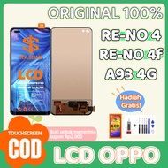 HP LAYAR LCD OPPO Re-no4hp Re-no4F/ A93-4G/ Original F17pro/ - 100% Touchscreen Full Set Screen Orig