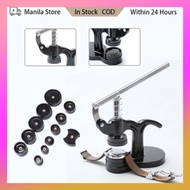 14Pcs Watch Press Set,18Mm To 50Mm Watch Case Closer,Watch Repair Kit (Black)