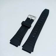 CASIO F-91W F91 f 91 w800h w800 h 18mm BLACK rubber WATCH STRAP