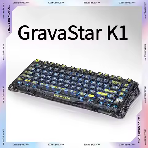 GravaStar K1 Breaking Cocoon Mechanical Keyboards Long Battery Life Custom Wireless Tri-Mode Gaming 