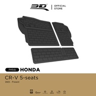 3D Mats พรมปูพื้นรถยนต์ HONDA CRV 6 (G6) 5 ที่นั่ง 2023 - 2026 พรมกันลื่น พรมกันนํ้า พรมรถยนต์