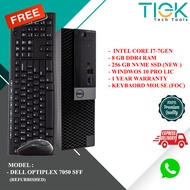 Dell Optilplex 7050 SFF (Refurbished with New NVME SSD)