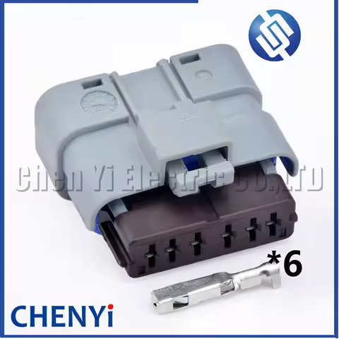 6 Pin Auto waterproof connector ignition coil Wire harness plug 211PC062S1149 10865112 For Peugeot 4