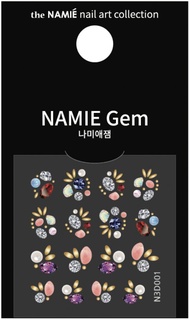 【專業用】NAMIE Gem 3D美甲裝飾藝術貼紙 001-009