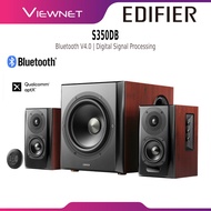 EDIFIER S350DB BLUETOOTH 4.1 APTX WIRELESS SOUND SPEAKERMODERN SOUND TITANIUM DOME TWEETER 8 INCH BO
