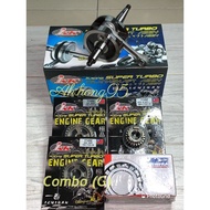 Y125ZR IKK RACING SUPER TURBO CRANKSHAFT JET UP (1mm/1.2mm) DIAMETER (92.8mm) FORGED ROD 109L COMBO 