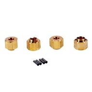 1/24 RC Crawler Upgrade Brass 7mm Wheel Hex, 4/5/6mm Thickness For FMS FCX24 FCX18 (FCX24-07)