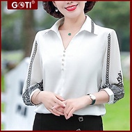 Áo Trung Niên Nữ Đẹp Dáng Suông Rộng BigSize Tới 80Kg, Áo Kiểu Tặng Mẹ Trung Niên U50 U60 Dạng Áo Lụ