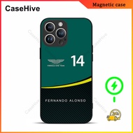 AMR24 Fernando Alonso Phone Case for iPhone 17 Pro Max / iPhone 16 Pro Max / 15 Pro Max / 13 / Samsu