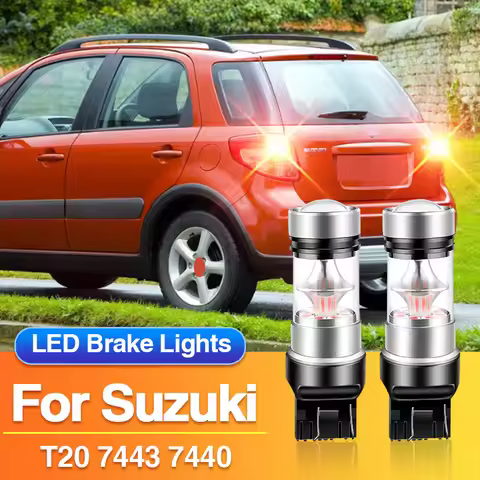2PCS T20 7443 LED Brake Light 7440 W21/5W Tail Blub 12V for Suzuki Jimny/SX4/Liana/Wagon R/Grand Vit