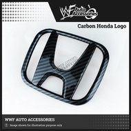 Honda HRV / HR-V / WRV / WR-V / Civic FE 2022 / 2023 / 2024 / 2025 Carbon H Logo / Emblem ( Front & 