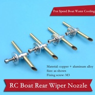 RC Boat Stern Water Wiper Nozzle Brass Motor ESC Cooling System Aft Water Inlet Device For Brushless Engine Boat