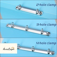 [AuraLayor] 1PCS A4 Perforated Folder Candy-Colored Transparent O-shaped 2-hole, 3-hole, 4-hole Wate