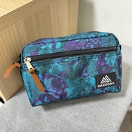 包郵‼️🇰🇷韓國直送現貨 Gregory 皇牌藍花 Pouch M 斜孭袋 Blue Tapestry Padded Shoulder Crossbody Bag