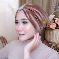 Raya Turban - Exclusive Instant TurbanDesign - Edhita Instant Turban Instant Party Turban/ Premiumbe