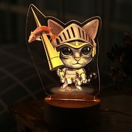 Cat Knight / 騎士貓 / led燈