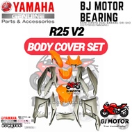 R25 V2 BODY COVER SET R25 V2 COVERSET ORANGE GREY (VOM2) R25V2 COVERSET 100% ORIGINAL YAMAHA BS7-F00