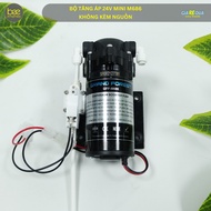 Bộ bơm tăng áp 24V mini cho máy kiềm máy điện giải sử dụng bộ tiền lọc tự thấm uf lọc chặn