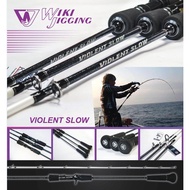 NEW WIKI JIGGING ROD VIOLENT SLOW Baitcasting Rod 66B XUL, 66B UL, 66S XXUL Rod