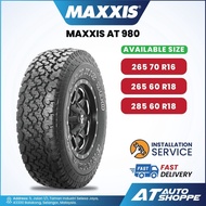 Maxxis Bravo AT 980 Tire 16" 265 70 R16 18" 265 285 60 R18 Tyre 4X4 4WD