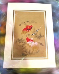 💜💚❤手繪織布畫